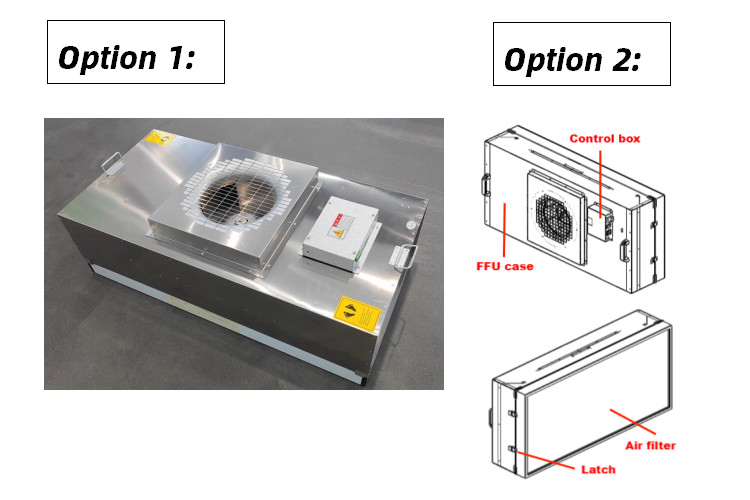 2X4 2X2 FFU Fan Filter Unit Air Purification Equipment For Cleanroom