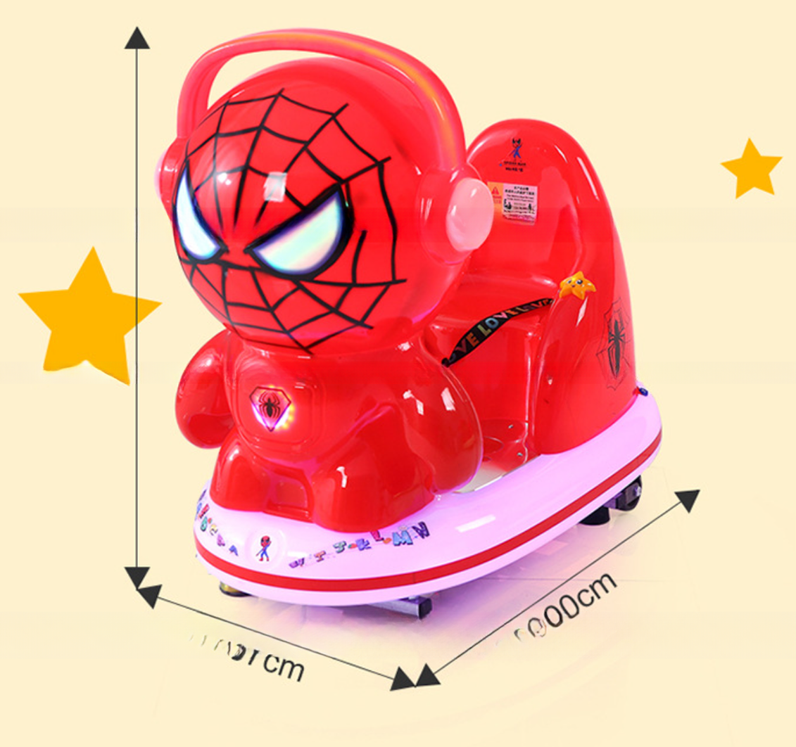 Kids amusement game zone kiddie rides with Marvel Alliance big MP5 drawing screen