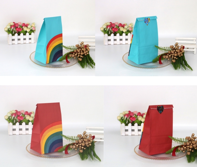Custom Printed Packaging Bags Self-adhesive Tape Or Fold-over Flap for Customization