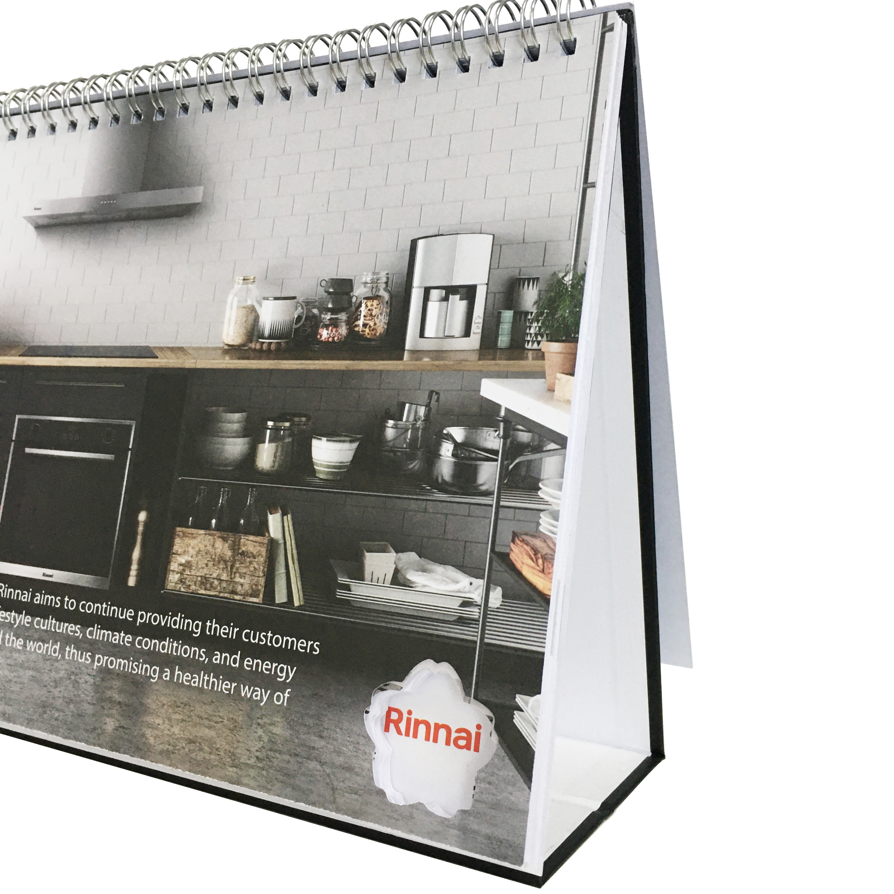 300gsm Family Cardboard Desk Calendar Baby CMYK Promotional Gift 15 Sheets