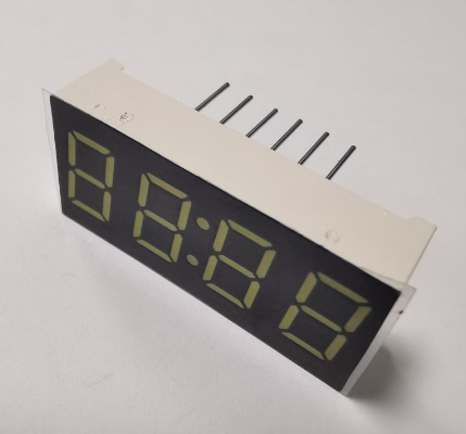 4 digit common Anode 0.8-inch 7 segment LED Clock Display for gas oven
