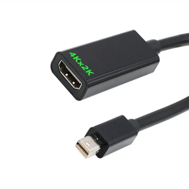 Stock for Hot selling 4K MINI DP TO HDMI Cable Mini Displayport To HDMI-compatible Cable 4k 1080P TV Projector Projetor DP 1.4 Display Port Converter