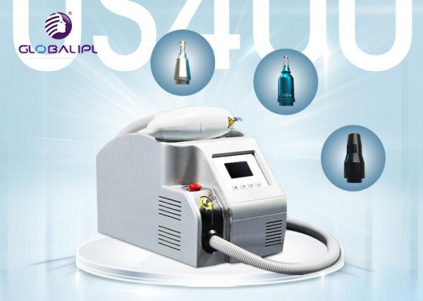Sapphire / Ruby Q Switched ND YAG Laser Tattoo Removal Machine 1400mj , 1064nm /