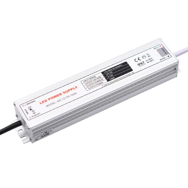 100W LED Strip Power Supply Driver Waterproof 12V 24V Low Voltage Outdoor