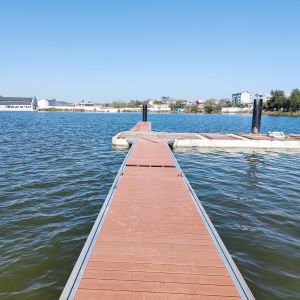 Low Maintenance Aluminum Alloy Floating Docks with Smooth Surface