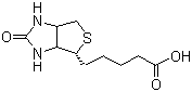 CAS # 58-85-5 (22879-79-4), D-Biotin, Vitamin H, Vitamin B7, Hexahydro-2-oxo-1H-thieno[3,4-d]imidazole-4-pentanoic acid, (+)-cis-Hexahydro-2-oxo-1H-thieno[3,4-d]imidazole-4-pentanoic acid