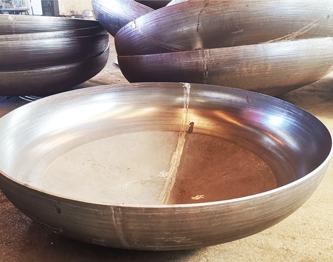 Pressure Vessel Dished End Dimensions Spherical Plugging Welded