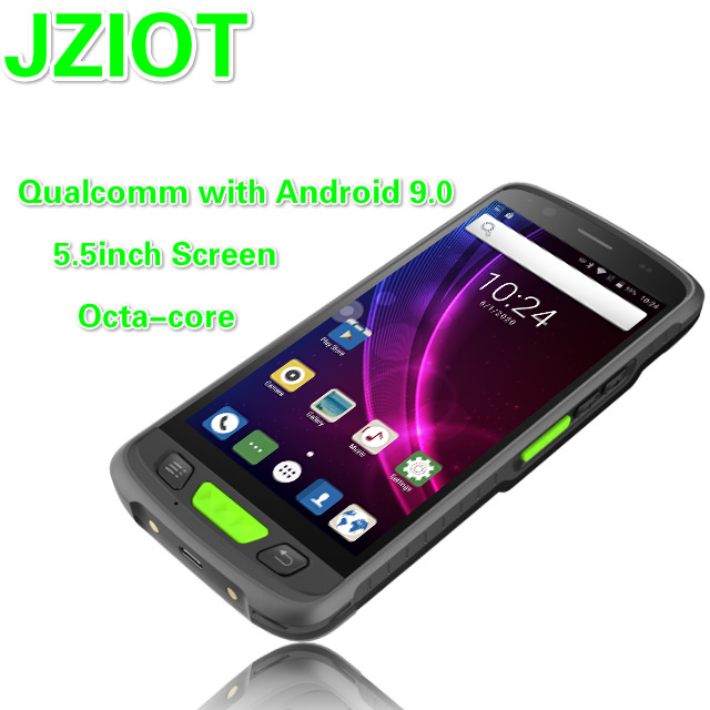 JZIOT V9000P 5.5 Inch Android 9.0 PDAs with UHF RFID and Wireless Barcode Reader