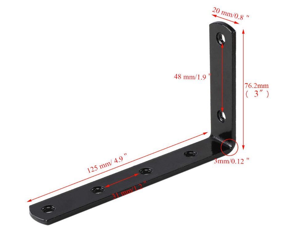Stamping Work Process Stainless Steel Straight Flat Fixing Mending Plates Brackets