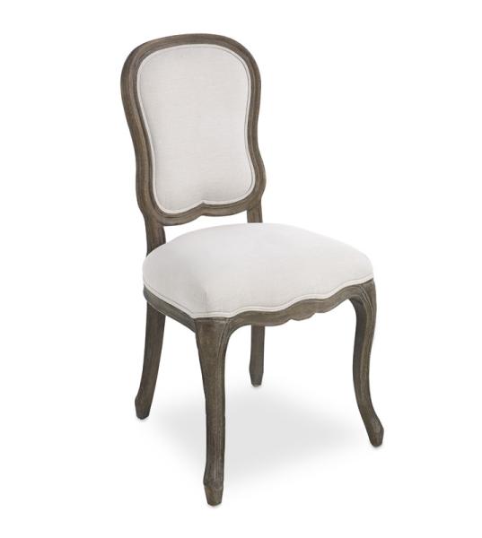Custom furniture wooden chair linen fabric materials antique style wedding