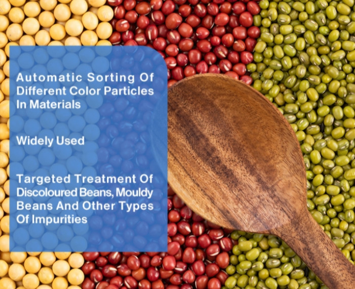 Deep Learning Stainless Steel Beans Color Sorter Machine With 99.9% Sorting Accuracy