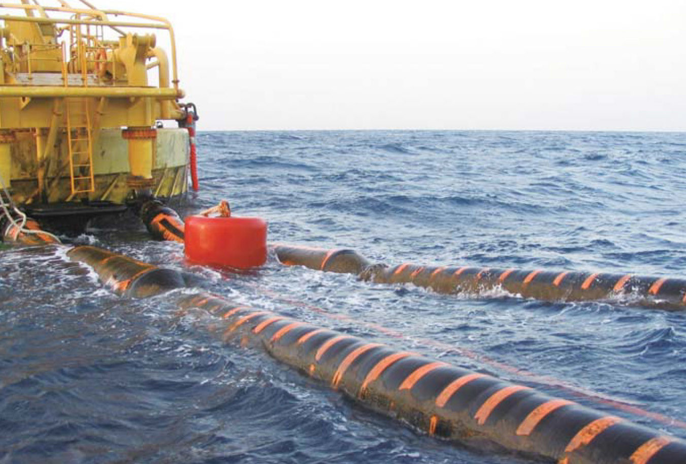 STS Hose Pipe Double Connectors with NR Orange Spiraled Stripe Cover