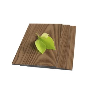 China PE PVDF Coated Wooden Aluminum Composite Panel With Sound Insulation on sale