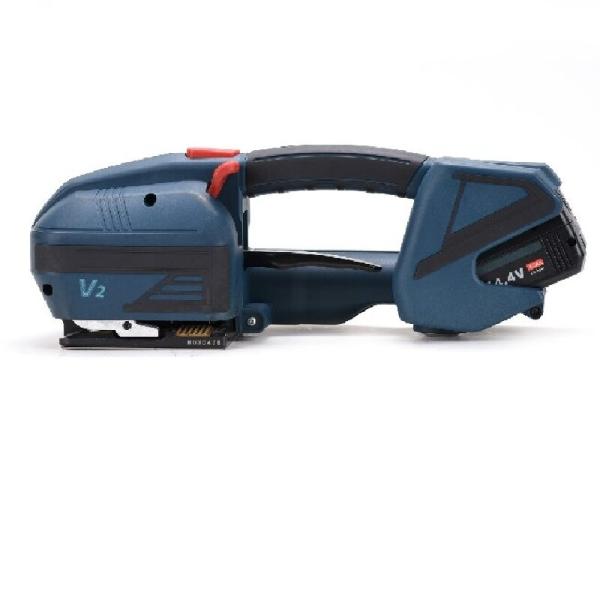 V2 Automatic PP/PET Straps Electric Strapping Machine Plastic Packaging Material