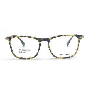  OPT COM001 Acetate Optical Frame high elasticity stainless steel temples Manufactures
