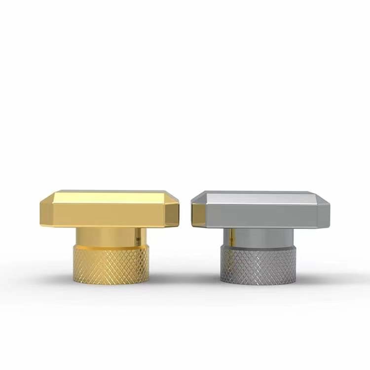 Square Shape Metal Perfume Bottle Zamac Caps Luxury Creative Universal Fea 15Mm