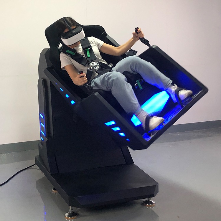 Small packing vr machine 9d virtual reality 360 degree vr roller coaster equipment for sale