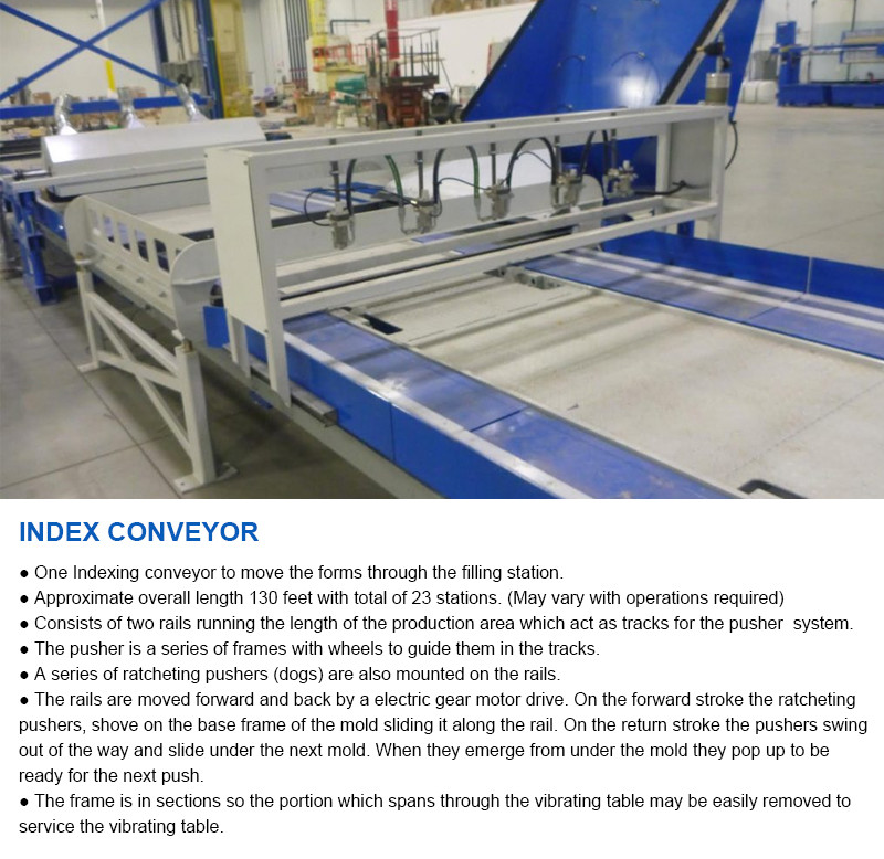 High Productivity Concrete Slate Roof Tile Production Line Concrete Fence Panel Machine