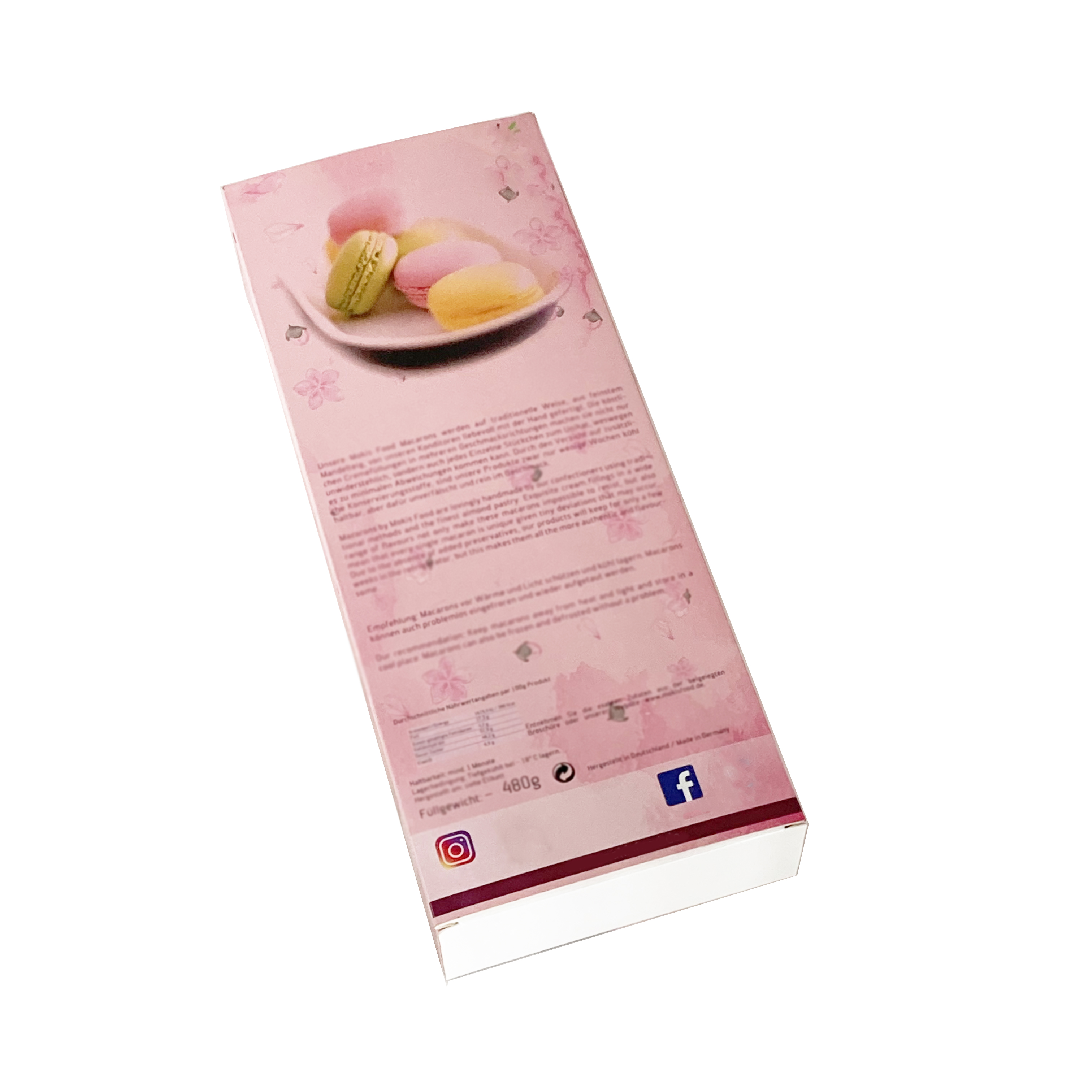 Laduree Style Macaron Packaging Cookies Paper Box Custom Logo Printing Macaron Packaging