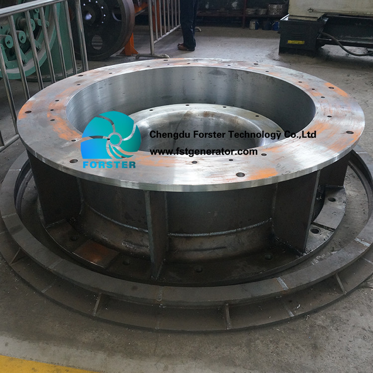 Brushless Excitation Francis Turbine Generator Unit For Medium Lift And Large Flow