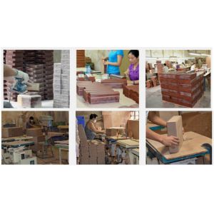 Eco-friendly Natural Wooden Wine Box/Wine Case with Handle for Single Bottle