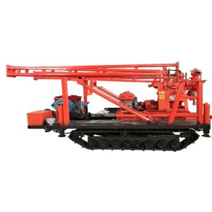 200 Meter Depth Crawler Mounted Type Geological Drilling Rig Machine With High