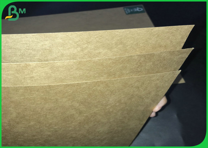 Great Stiffness 250gsm - 400gsm 70*100cm Brown Kraft Board For Packages