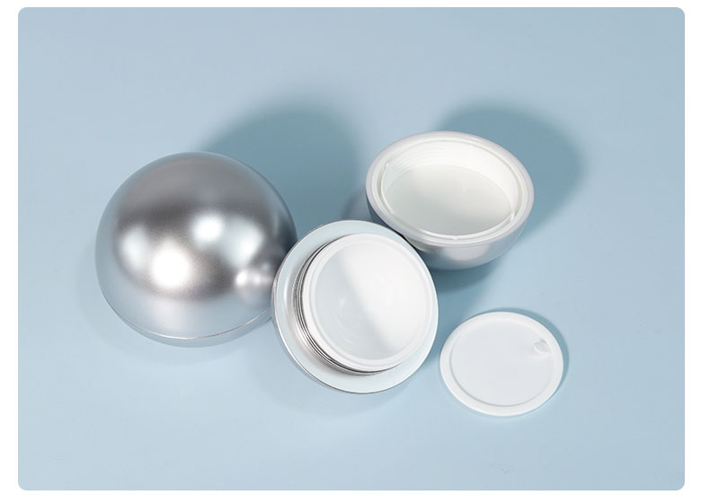 Round Shape Acrylic Cosmetic Jar 10g 20g 30g 50g Mini Cosmetic Jars For Skin Care Cream