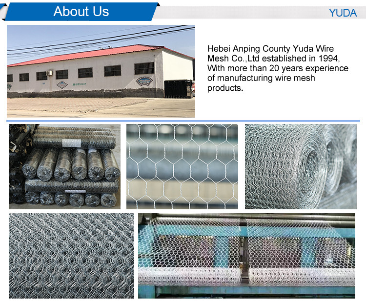 Hexagonal Gabion Baskets Rock Wall Metal Stone Cage Protection Netting