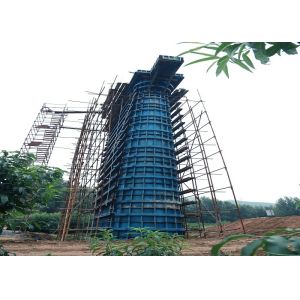 China Q235B Steel Pier Cap Shuttering , Steel Mould Formwork Smooth Surface on sale