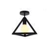 Buy cheap ECOBRT Iron Ceiling Lamp, Black iron restaurant balcony corridor pendant from wholesalers