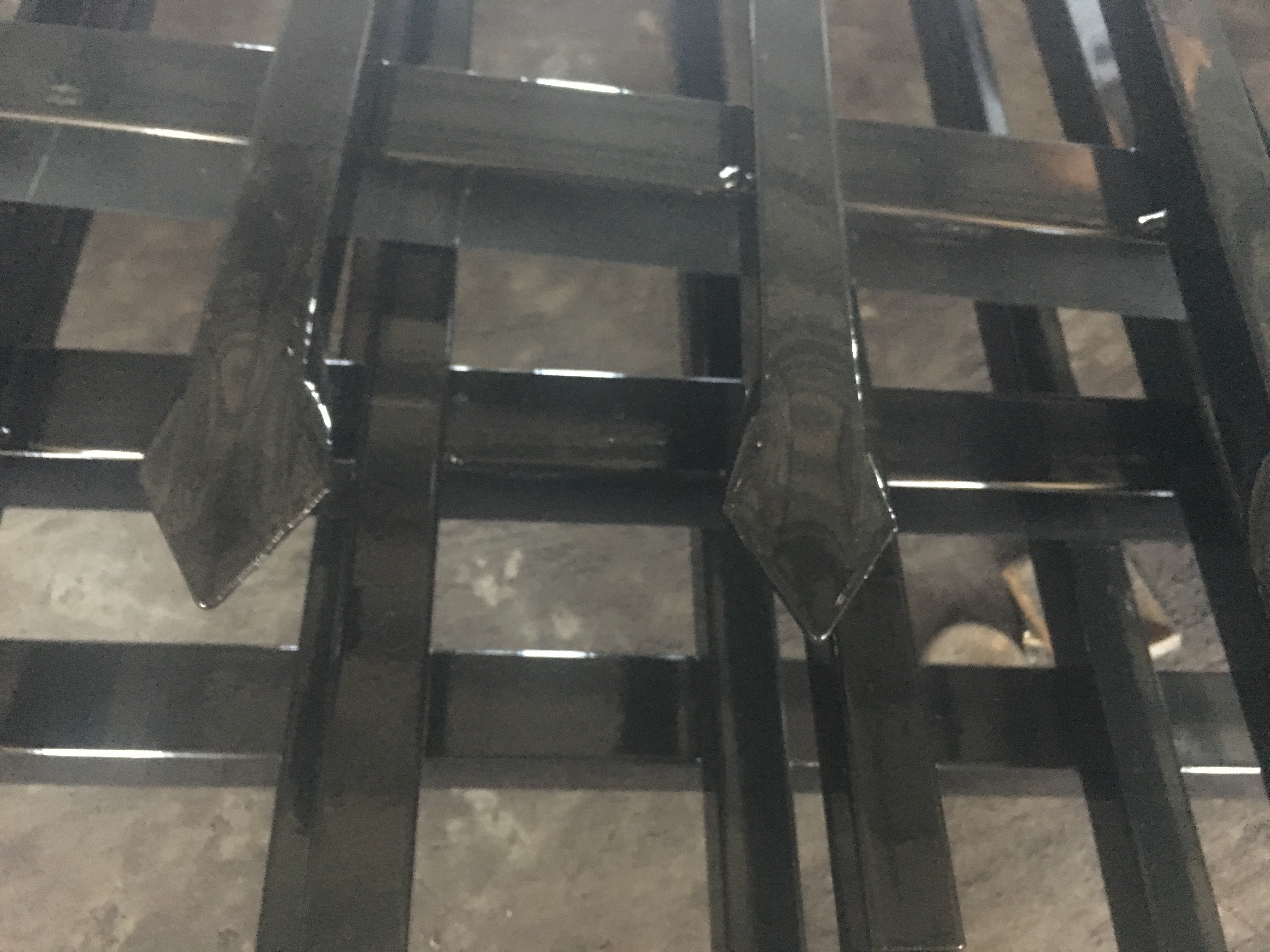 Interpon powder coated Crimped Spear Garrison Tubular Fence Panels 2100mm Height*2400mm width