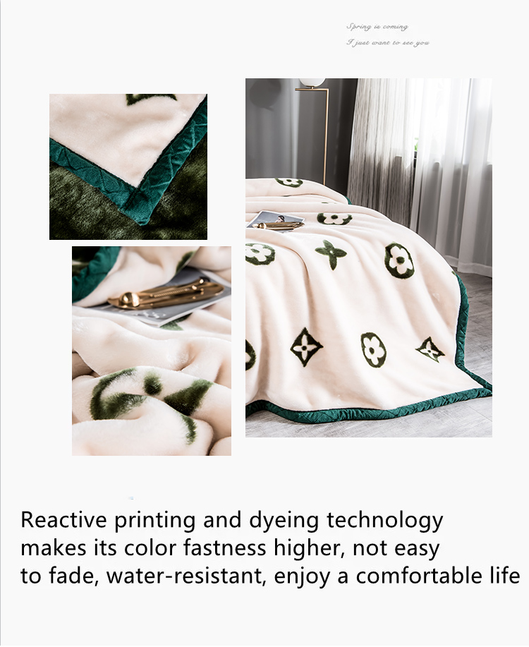 Multifunctional Popular Sublimation Blanket for Winter Luxury Bed Printed Home Blanket