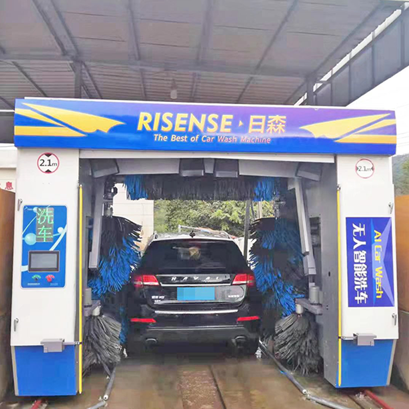 High Pressure Brush Washing Rollover Mobile Car Wash Machine Full Automatic