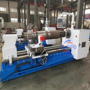 Automatic Large Diameter Roller Notching CNC Roll Grooving Marking Machine