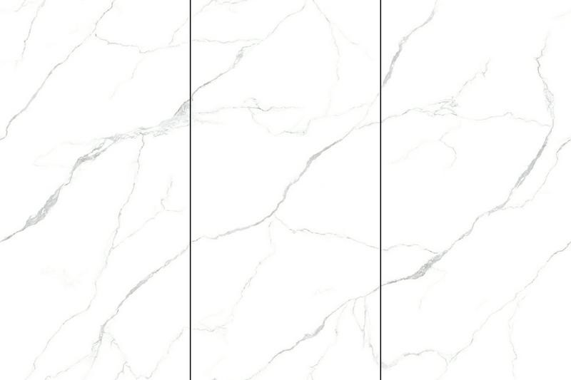 900x1800x9mm Carrara White Indoor Floor And Wall Polished Glazed Porcelain Tiles For Living Room And Kitchen