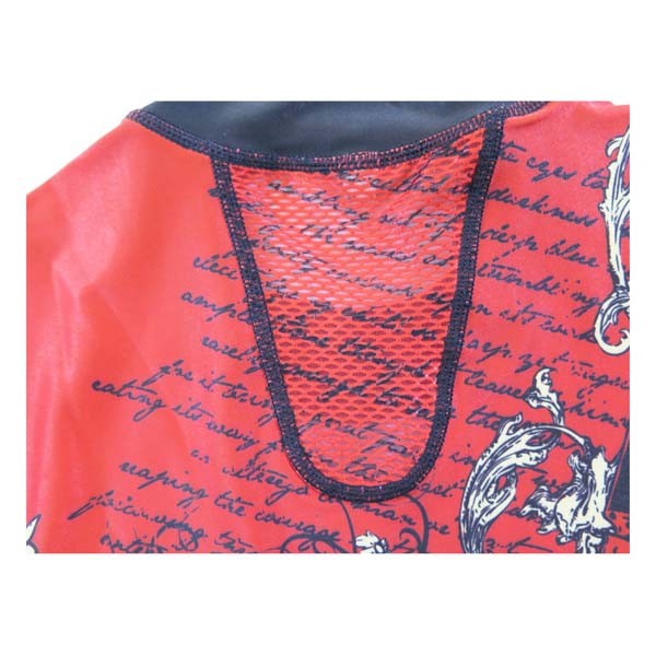 Flat Bottom Red Compression Sports Clothing Long Tops XXS To XXXL Available