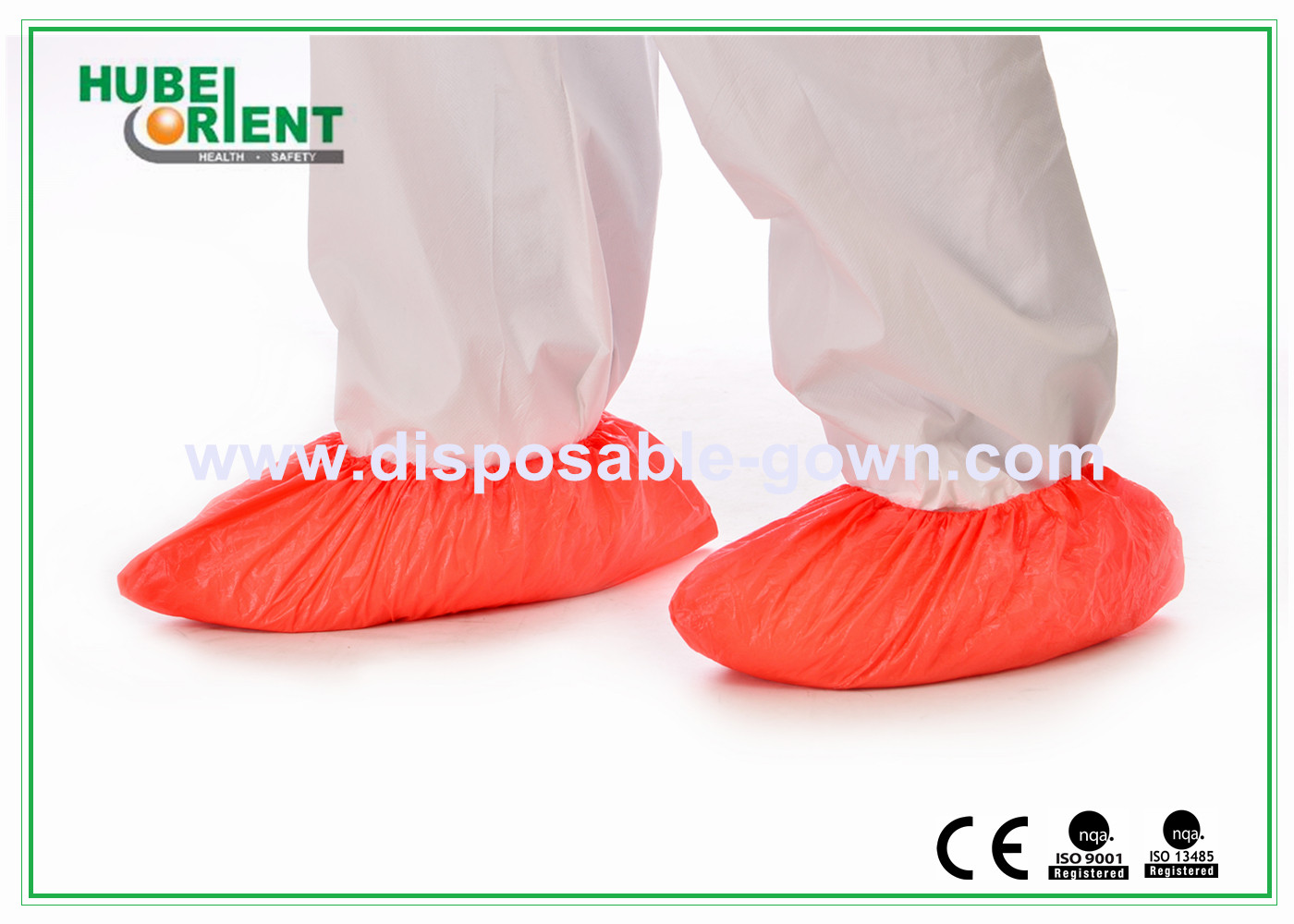 Non Stimulating Anti Dust Disposable CPE Shoe Covers