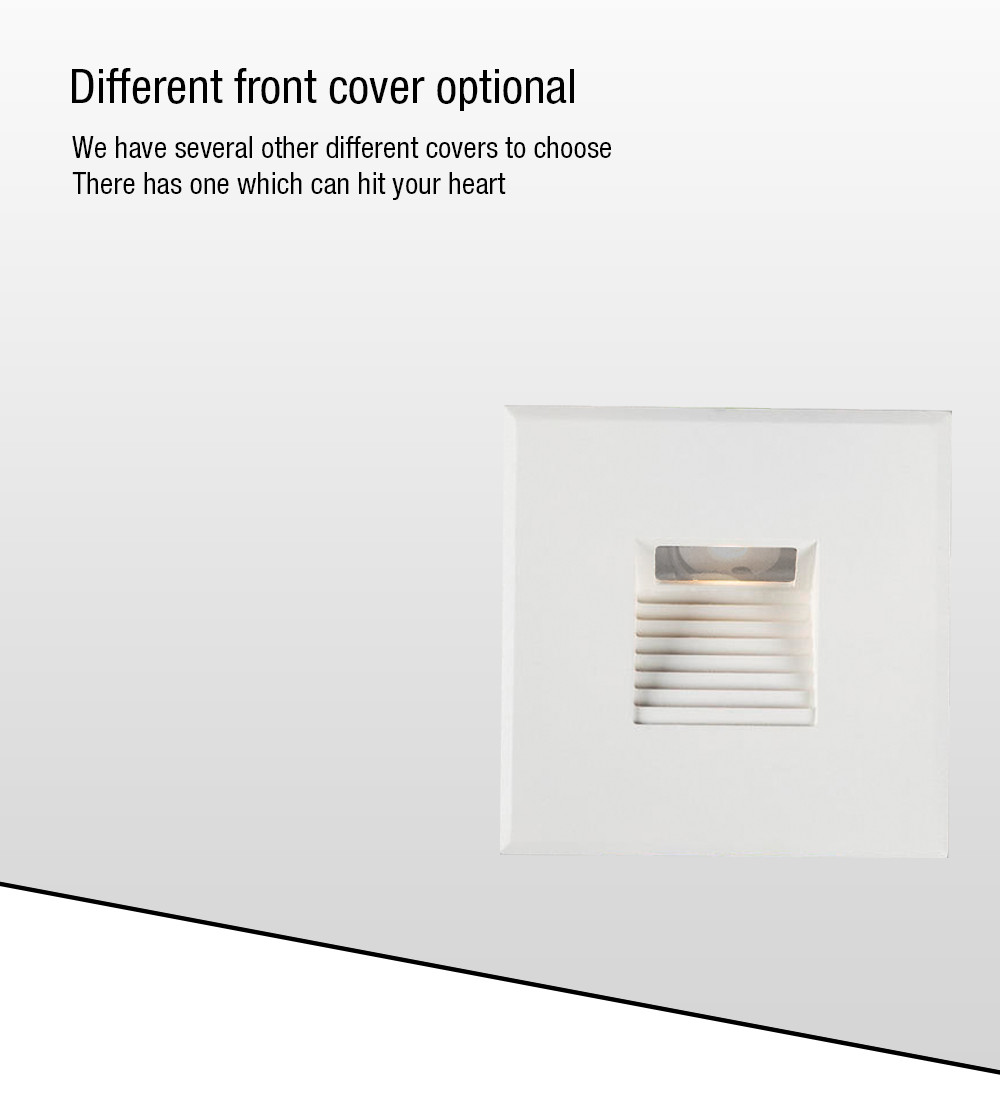 SMD IP54 Recessed Stair Lights Indoor , Waterproof LED Wall Recessed Lights