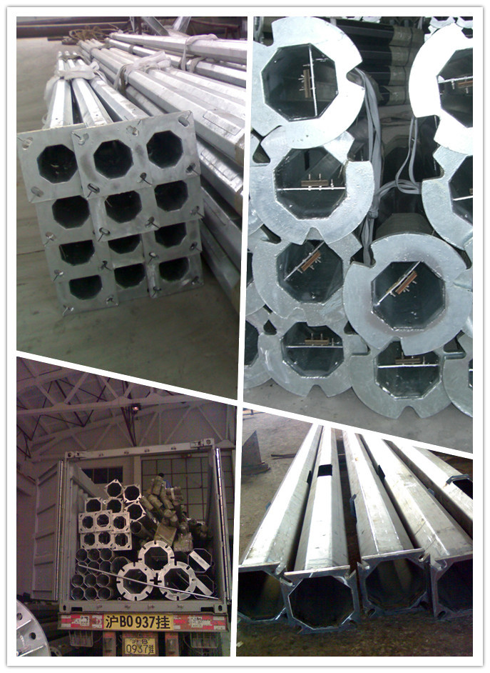 Hot Roll Steel Traffic steel light poles , Traffic Light Post for Crosswalk