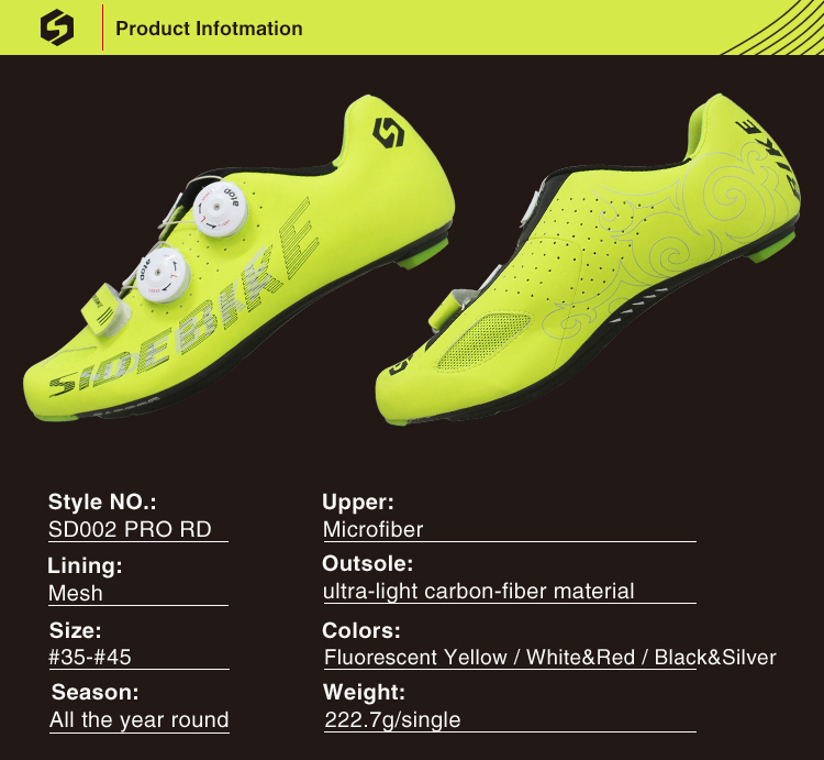 Anti Skid Fluorescent Cycling Shoes Watertight Dirt Resistant Good Stability