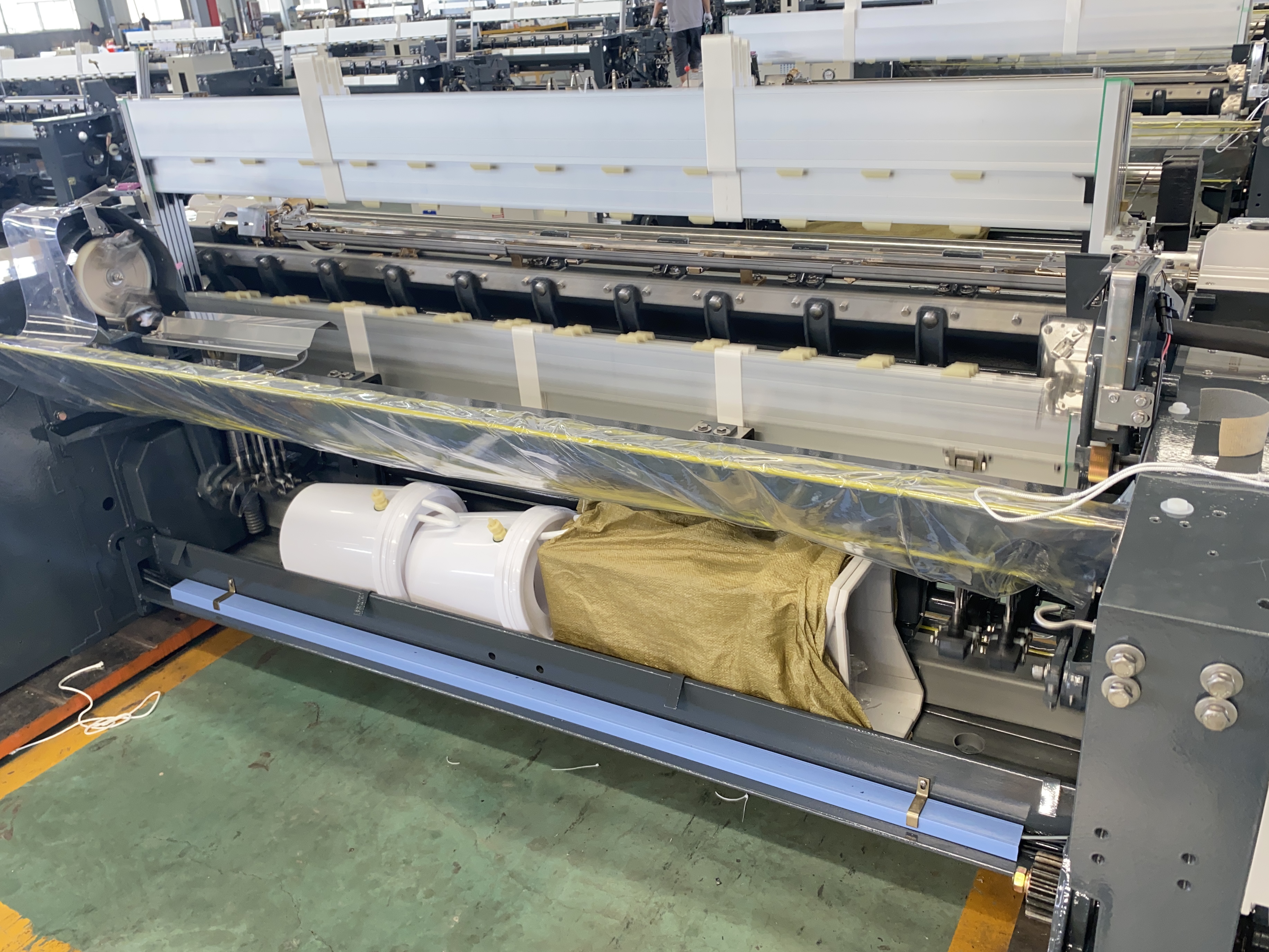 Feeder Electronic Dobby Loom 190cm Dobby Textile Cotton Weaving Machine