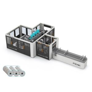 40packs/Min Wrapping Paper Machine , 30microns Paper Towel Making Machine