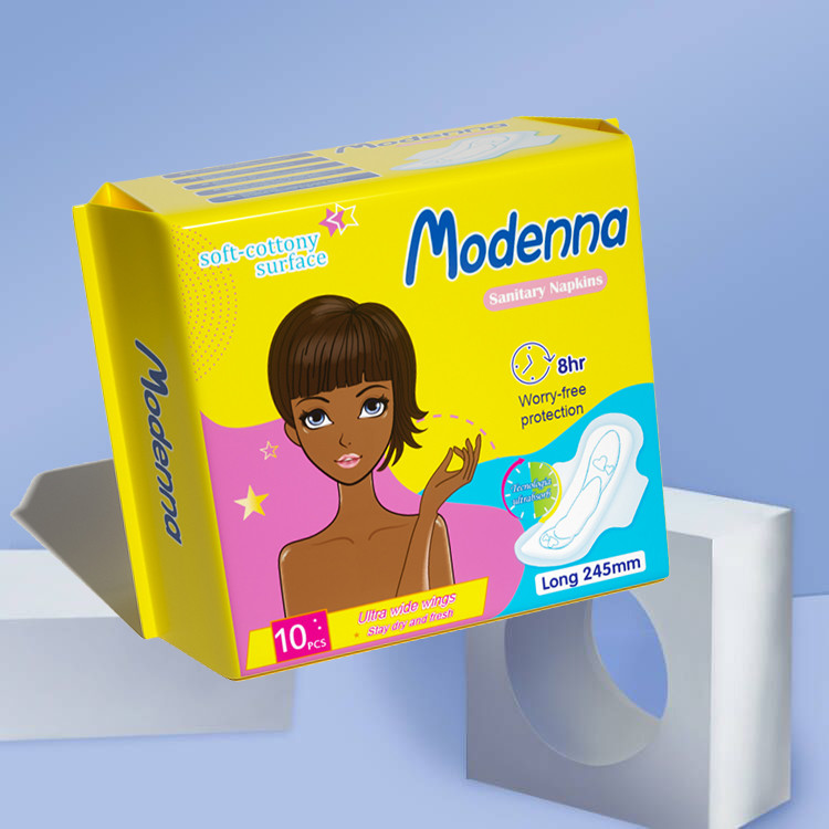 Over Night Use Sanitary Napkins Extra Long Naturally Ladies Pads Soft Fell