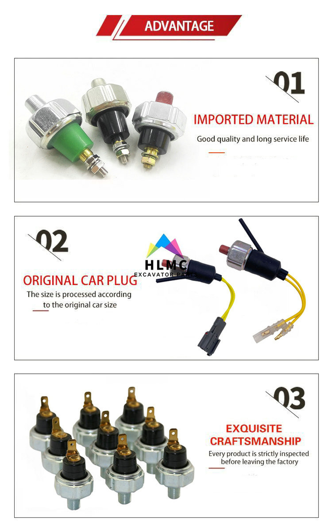 65.27441-7009 65.274417009 Aftermarket Oil Pressure Sensor Doosan DL08 DE12 BS106