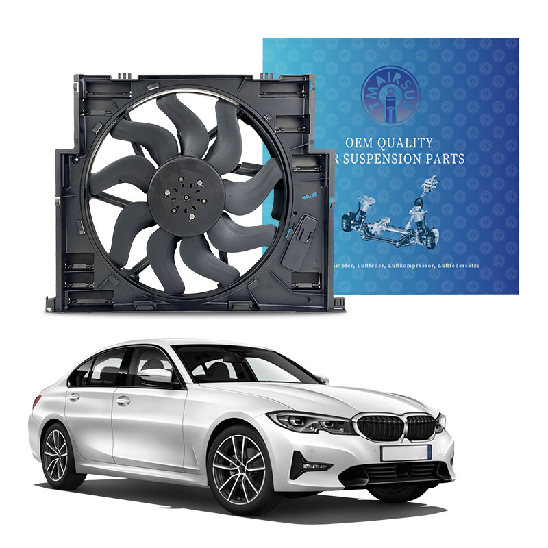 12V Auto Radiator Electric Cooling Fans For BMW G20 Built In Fuse