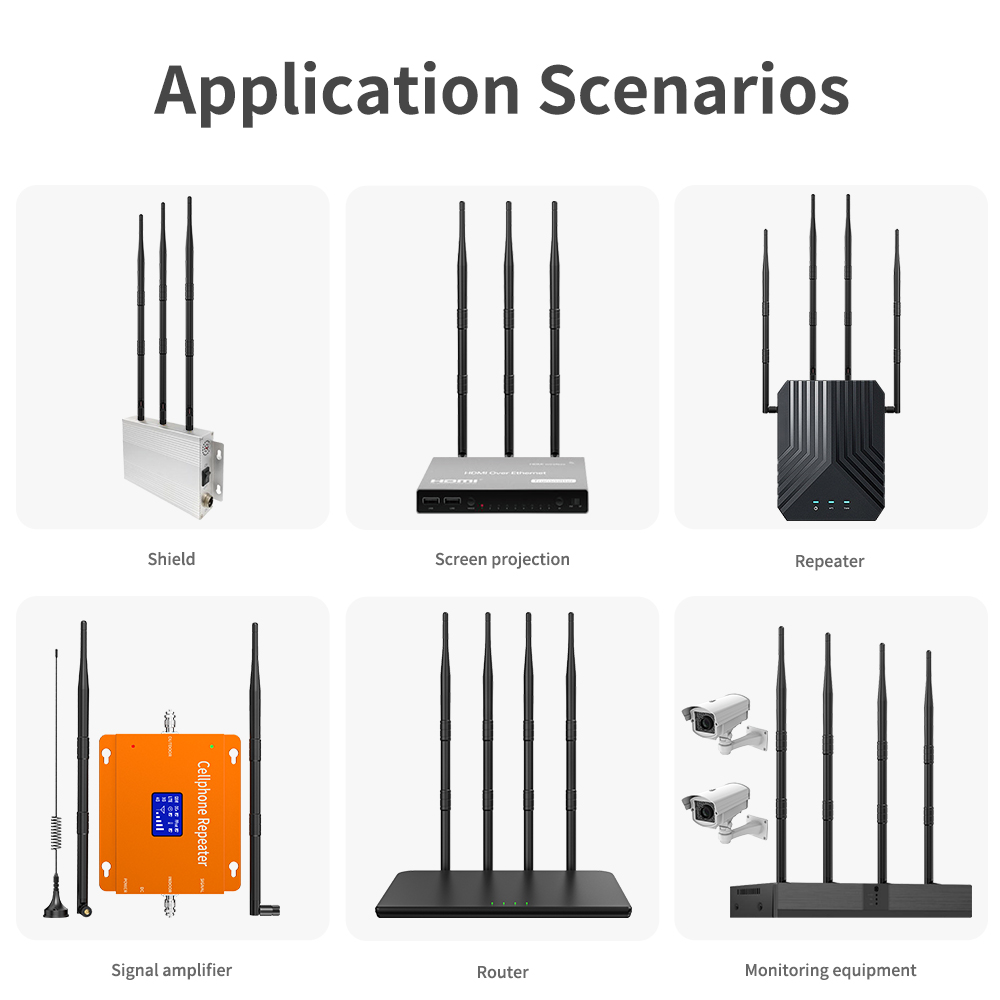 Long Range Wireless Outdoor Receiver with SMA 9dB Rubber Router 5.8G2.4g Wifi Antenna
