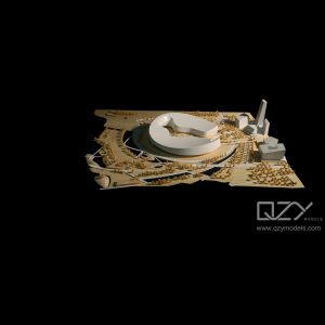 1:1000 Scale Architectural Model of Tencent Conference Center - Conceptual