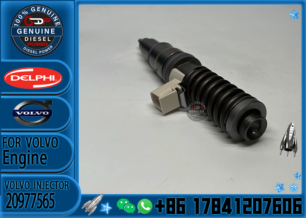 Common Rail Injector 20582430 20977565 21244717 Injector For Volvo D13 Diesel Fuel Injector 20582430 BEBE4F01001 BEBE4F01101
