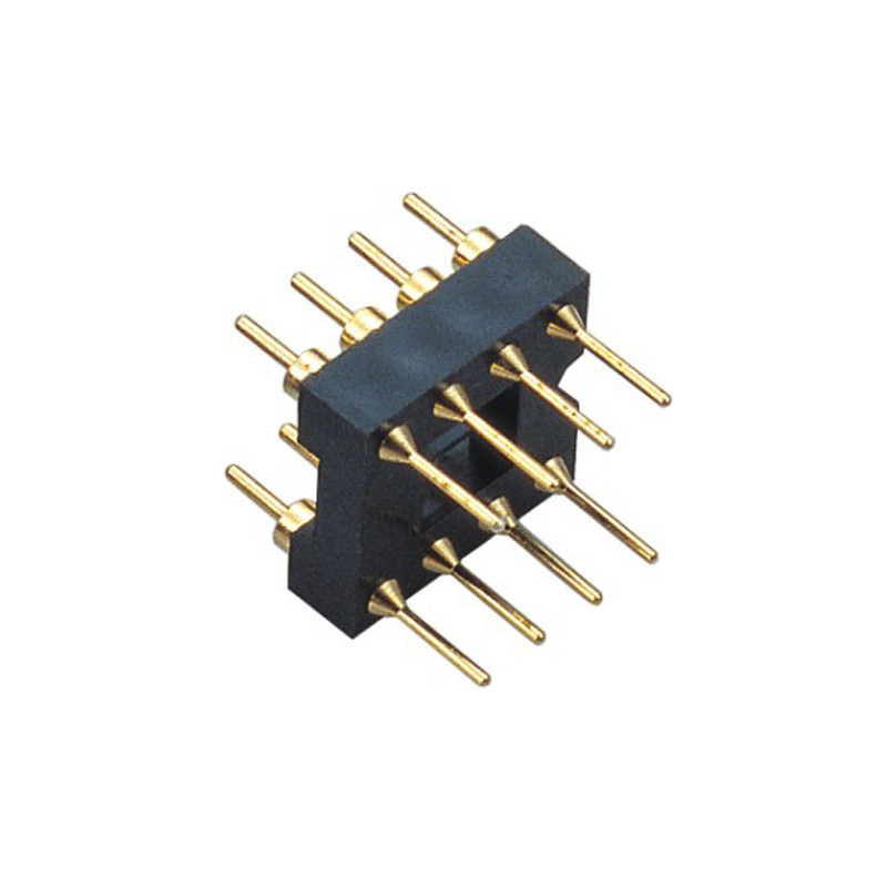 2.54mm IC Socket Connector for card type PCB plate Min 100 cycles Gold/Flash